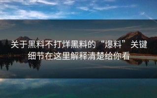 关于黑料不打烊黑料的“爆料”关键细节在这里解释清楚给你看